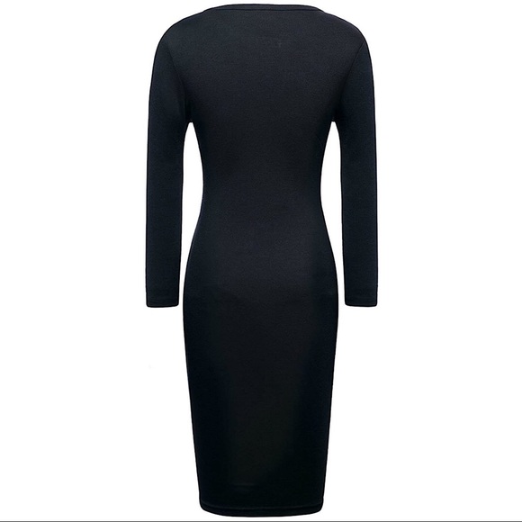 NWOT Bodycon Dress with Keyhole - Picture 3 of 4